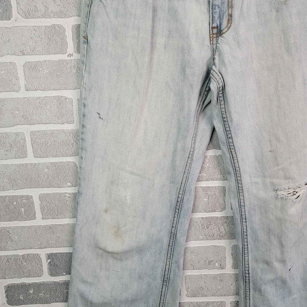 Aeropostale Benton Original Bootcut Wide Leg Thrashed Denim Jeans Men's Size 32 - Picture 7 of 16